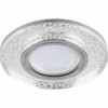 Светильник встраиваемый с LED подсветкой Feron CD961 потолочный MR16 G5.3 прозрачный хром