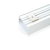 Профиль алюминиевый накладной "Линии света" белый CAB257