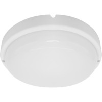 Светильник светодиодный пылевлагозащищённый с акуст.датчиком,с дежурным режимом работы Feron AL3018 в пластиковом корпусе 12W 4000K 220V IP65 белый