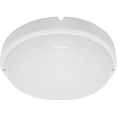 Светильник светодиодный пылевлагозащищённый с акуст.датчиком,с дежурным режимом работы Feron AL3018 в пластиковом корпусе 12W 4000K 220V IP65 белый