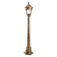Светильник садово-парковый Feron PL686 столб 60Вт 230В E27 черное золото