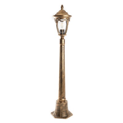 Светильник садово-парковый Feron PL686 столб 60Вт 230В E27 черное золото