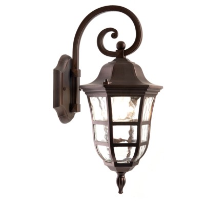 Светильник садово-парковый Feron PL691 на стену вниз 60Вт 230В E27 коричневый