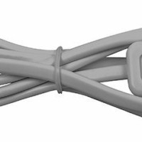 Шнур сетевой с выключателем 230V 1,9м серый KF-HK-1