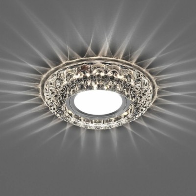 Светильник встраиваемый с LED подсветкой Feron CD987 потолочный MR16 G5.3 прозрачный — изображение 2
