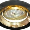 Светильник встраиваемый Feron 2009DL потолочный MR16 G5.3 черный металлик-золото
