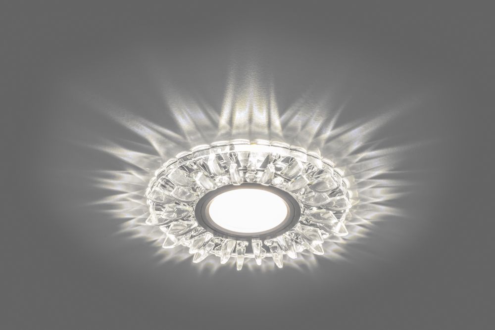 Светильник встраиваемый с белой LED подсветкой Feron CD911 потолочный MR16 G5.3 прозрачный — изображение 2