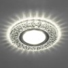 Светильник встраиваемый с LED подсветкой Feron CD945 потолочный MR16 G5.3 прозрачный хром