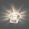Светильник встраиваемый с белой LED подсветкой Feron JD37 потолочный JCD9 G9 прозрачный