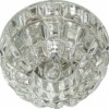 Светильник встраиваемый с разноцветной LED подсветкой Feron JD68 JCD9 прозрачный
