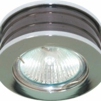 Светильник встраиваемый Feron DL153 потолочный MR16 G5.3 хром-черный