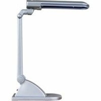 Светильник настольный ESТ 11W 230V G23 серебро c лампой DE1110