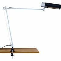 Светильник настольный ESB 9W 230V Е27 черный c лампой DE1405