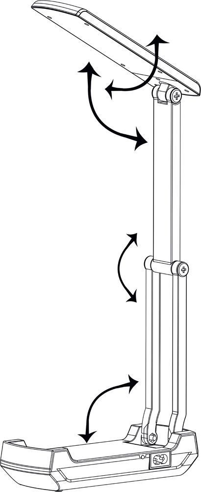 Светильник светодиодный настольный Feron DE1703 2,6W голубой — изображение 5