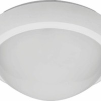 Светильник пылевлагозащищённый 24LED 12W 4000K в пласт. корпусе с датчиком IP54 AL3004