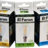 Лампа СДЛ Feron LB-61 Шарик E14 5W 6400K