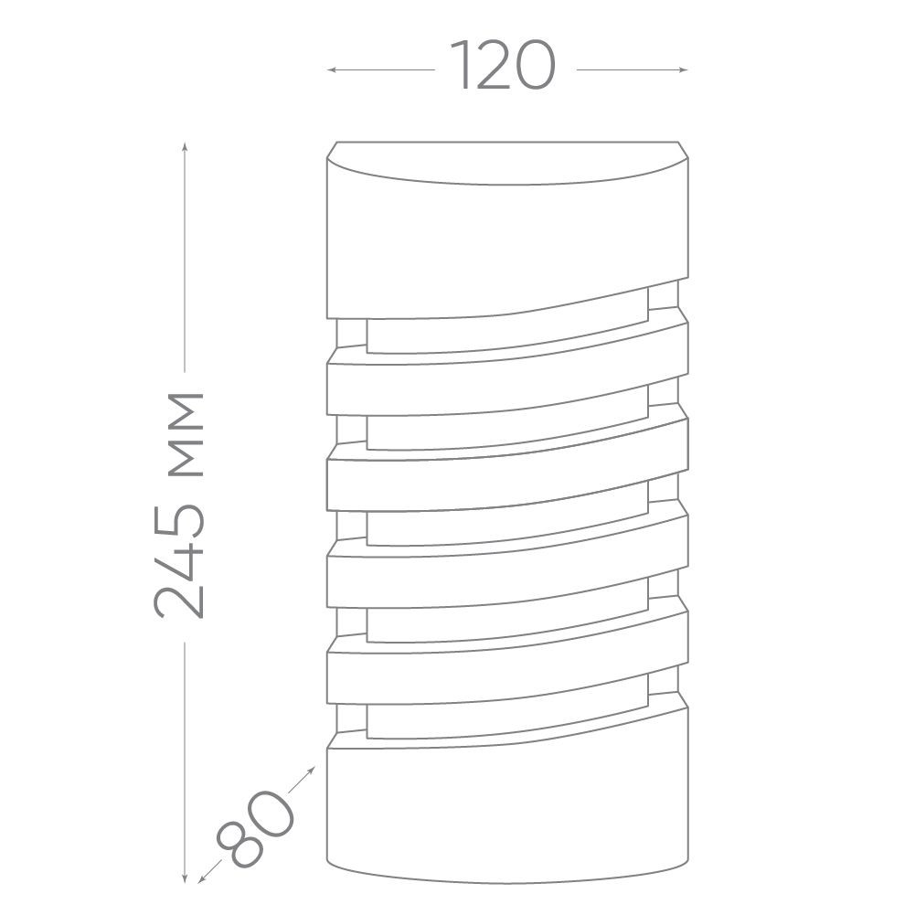 Светильник садово-парковый Feron DH0603,на стену E27 230V черный — изображение 2