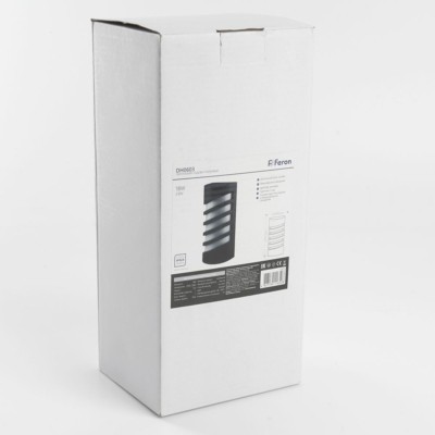 Светильник садово-парковый Feron DH0603,на стену E27 230V черный — изображение 3