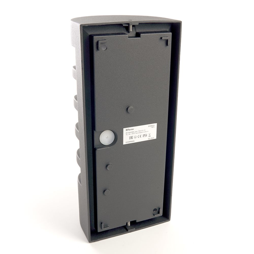 Светильник садово-парковый Feron DH0603,на стену E27 230V черный — изображение 5