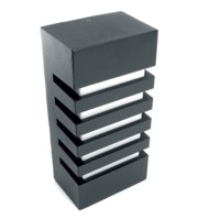 Светильник садово-парковый Feron DH0602,на стену E27 230V черный