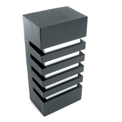 Светильник садово-парковый Feron DH0602,на стену E27 230V черный