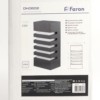 Светильник садово-парковый Feron DH0602,на стену E27 230V черный