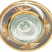 Светильник встраиваемый Feron DL246 потолочный MR16 G5.3 титан-золото