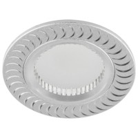 Светильник встраиваемый Feron GS-M392 потолочный MR16 G5.3 серебристый