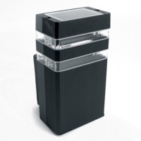 Светильник садово-парковый Feron DH0806 на стену вверх E27 230В черный