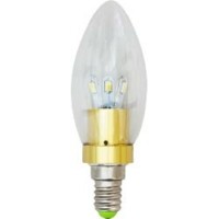 Лампа СДЛ Feron LB-70 Свеча E14 3,5W 6400К