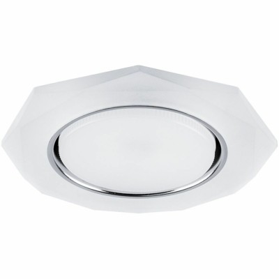 Светильник встраиваемый с белой LED подсветкой Feron CD5021 потолочный GX53 без лампы белый матовый