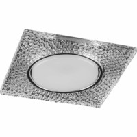 Светильник встраиваемый Feron DL4110 потолочный GX53 прозрачный хром