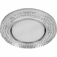 Светильник встраиваемый Feron DL4120 потолочный GX53 прозрачный хром