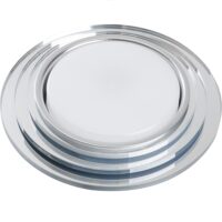 Светильник встраиваемый с белой LED подсветкой Feron CD5024 потолочный GX53 без лампы матовый