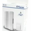 Звонок с кнопкой проводной Feron DB-101 электромеханический белый 230V