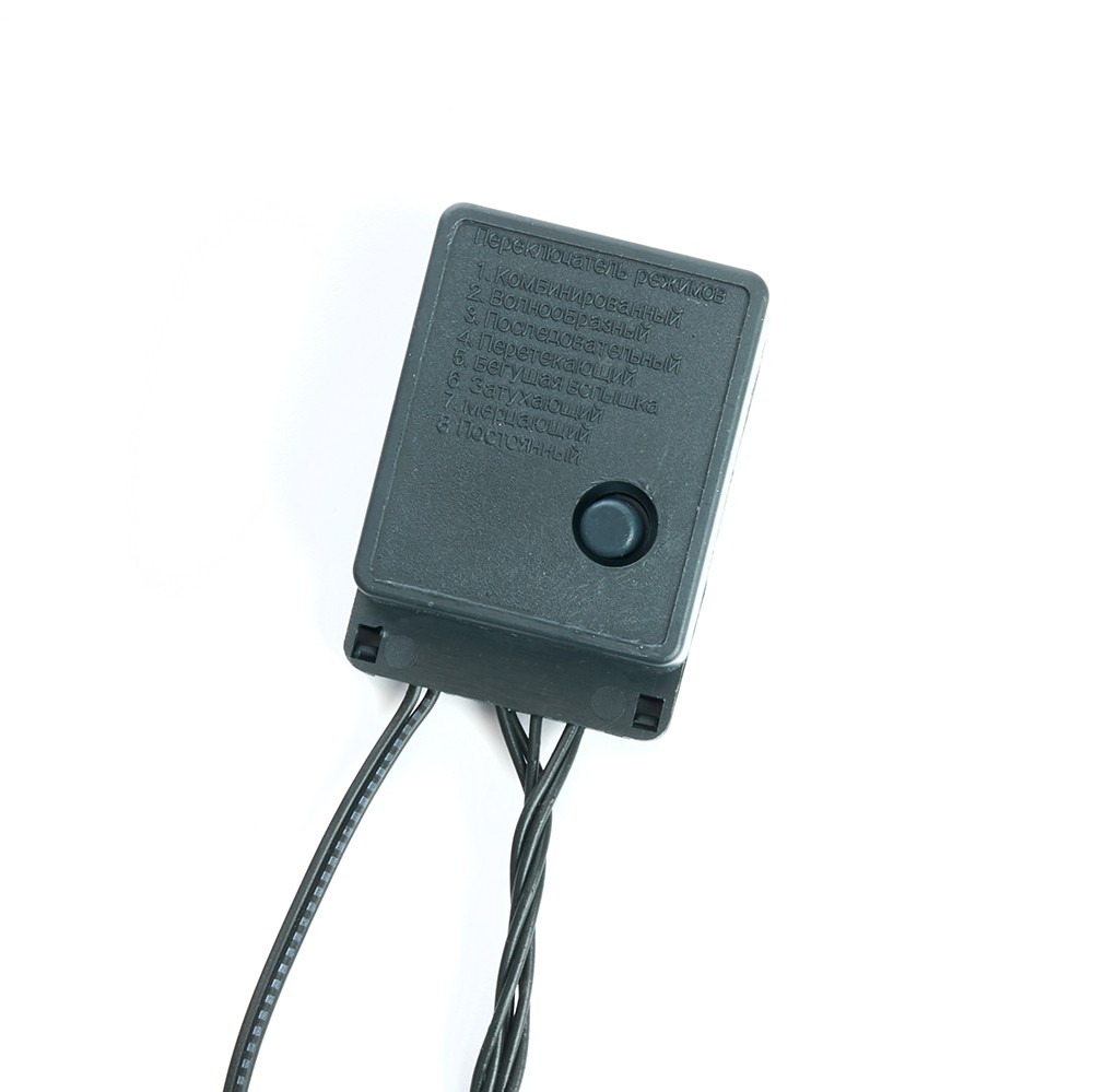 Светодиодная гирлянда Feron CL10 линейная 20м + 3м 230V мультиколор c питанием от сети зеленый шнур — изображение 4