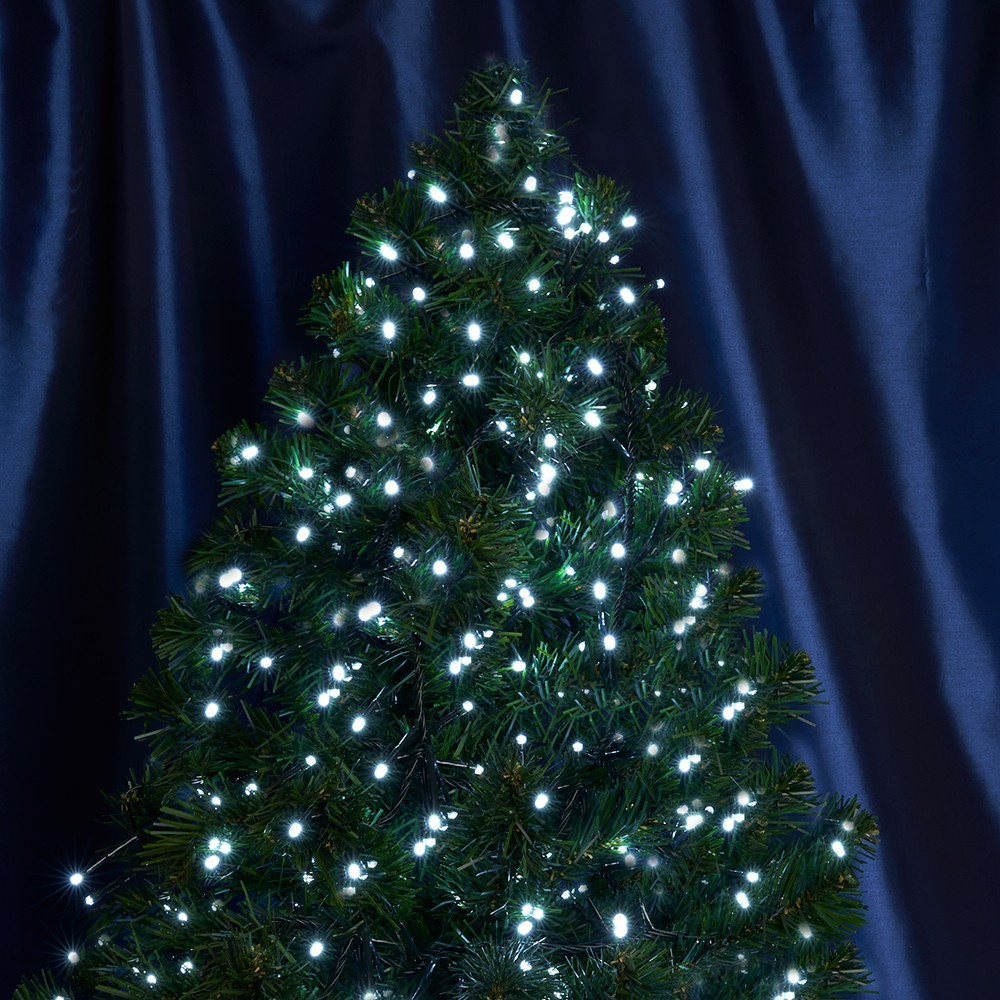 Светодиодная гирлянда Feron CL10 линейная 20м + 3м 230V 5000К c питанием от сети зеленый шнур