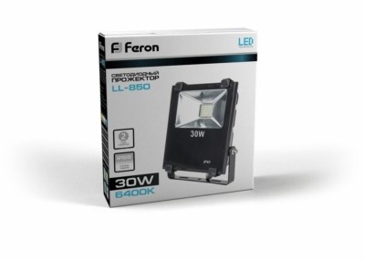 Прожектор светодиодный Feron LL-850 IP65 30W 6400K — изображение 4