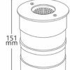 Светильник светодиодный тротуарный (грунтовый) Feron SP4115 Lux 15W 3000K 230V IP67