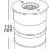 Светильник светодиодный тротуарный (грунтовый) Feron SP4117 Lux 8.3W 3000K 230V IP67