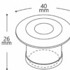 Светильник светодиодный подводный Feron LL-881 Lux 2.5W 3000K 24V IP68