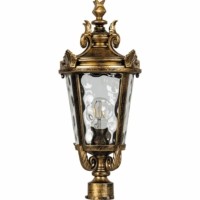 Светильник садово-парковый Feron PL4003 круглый на столб 60Вт 230В E27 черное золото