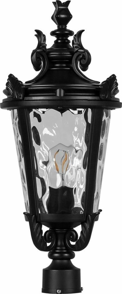 Светильник садово-парковый Feron PL4003 круглый на столб 60Вт 230В E27 черный