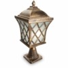 Светильник садово-парковый Feron PL4063 четырехгранный на постамент 100Вт E27 230В черное золото