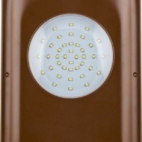 Светодиодный уличный фонарь консольный на солнечной батарее Feron SP2331 2W 6400K IP65 с датчиком движения серый