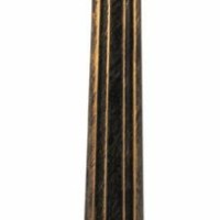 Светильник садово-парковый Feron PL5026 столб круглый 60Вт 230В E27 черное золото