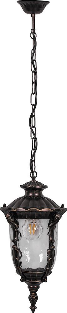 Светильник садово-парковый Feron PL5005 круглый на цепочке 60Вт 230В E27 темно-коричневое золото