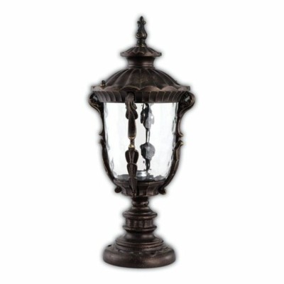 Светильник садово-парковый Feron PL5014 круглый на постамент 100Вт 230В E27 черное золото