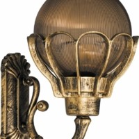 Светильник садово-парковый Feron PL5051 шар на стену вверх 100Вт E27 230В черное золото