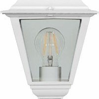 Светильник садово-парковый Feron 4104/PL4104 четырехгранный на постамент 60Вт E27 230В белый